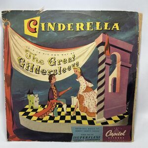 Capitol Records‎ Cinderella Great Gildersleeve Vintage Childrens Record